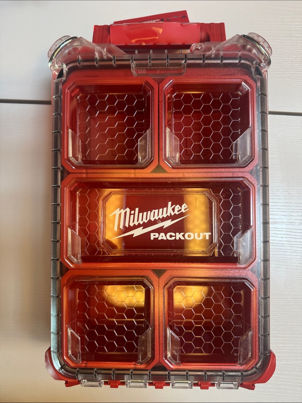 Milwaukee PACKOUT Compact Organizer 48-22-8435 IP65 Tool Parts Storage New